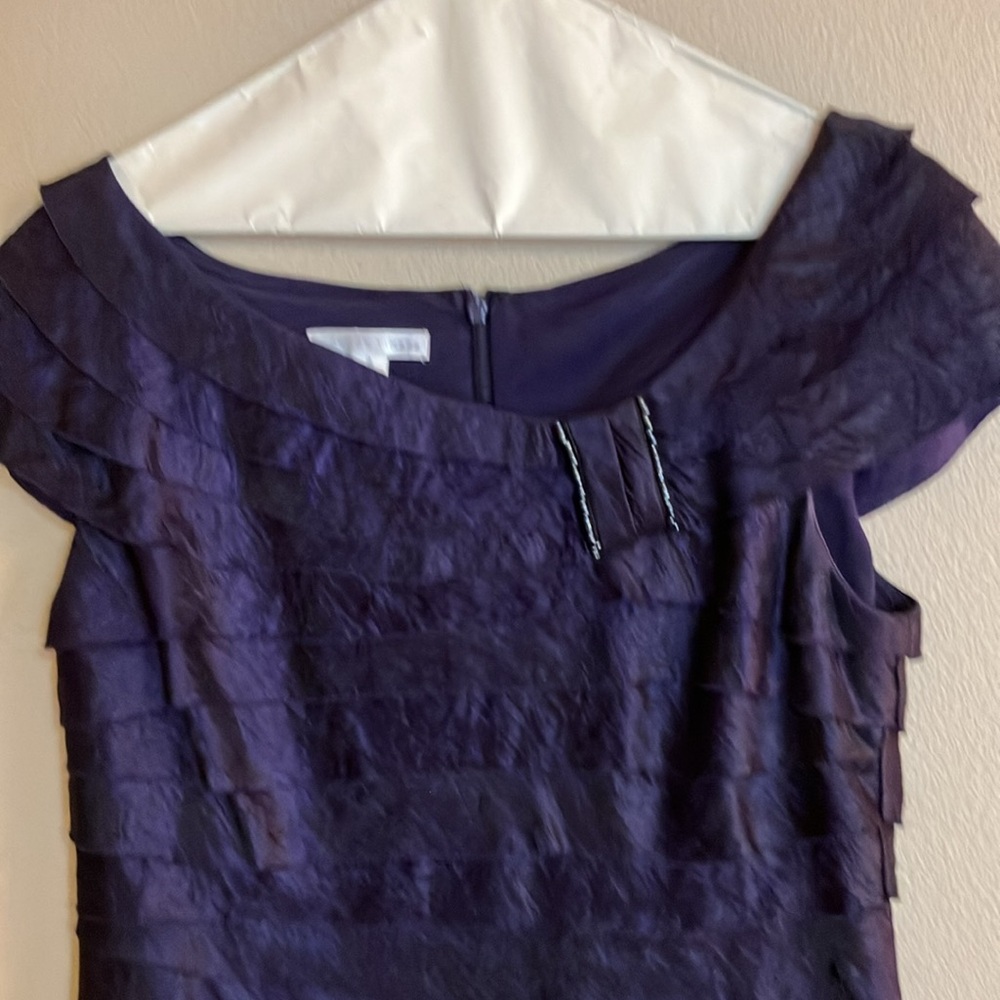 Plum cocktail dress size 8